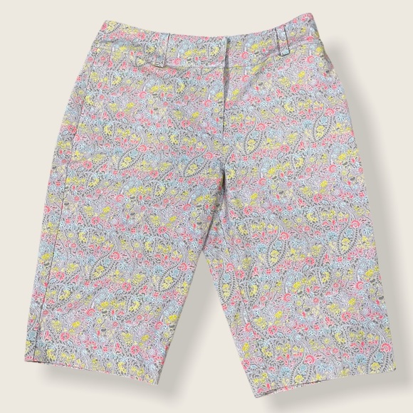Nike Golf Bermuda Purple Floral Shorts